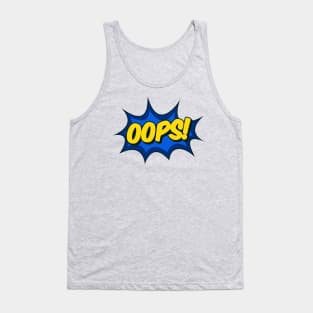 Oops! Comic Effect Tank Top